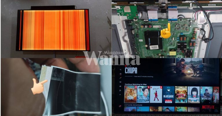 Cara Baiki Sendiri TV Rosak Berjalur, Guna Salotape, Jimat Beratus Ringgit