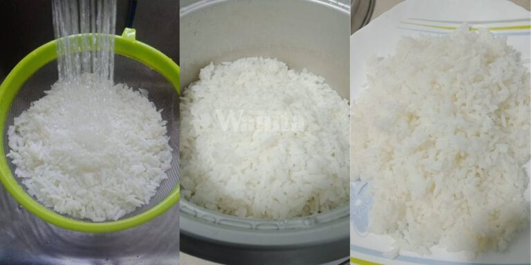 Cuci NASI SEJUK Panaskan Dalam Rice Cooker, Elok Berderai Cantik Lembut Macam Baru Masak!