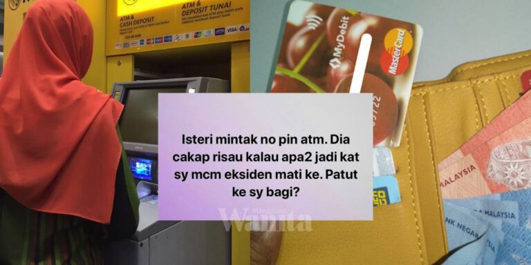 Bukan Nombor Pin Bank ATM Je Kena Minta Suami, Isteri Catat Juga Dokumen PENTING Ini!