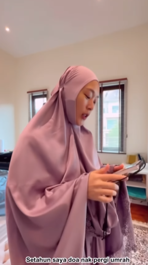 “Setiap Hari Berdoa Agar Dipanggil Ke Tanah Suci Mekah” Maryam Sebak & Teruja Suami Hadiahkan Pakej Umrah