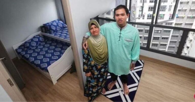 15 Tahun Tinggal Di Rumah Kebajikan, Ibu Gembira Sambut Raya Di Rumah Baru Yang Anak Beli