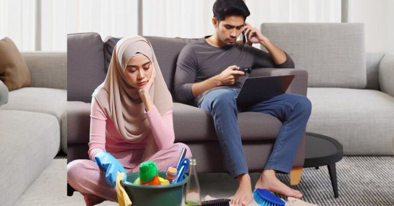 Isteri Makin Penat & Stres Bila Suami Langsung Tak Nak Bantu Buat Kerja Rumah