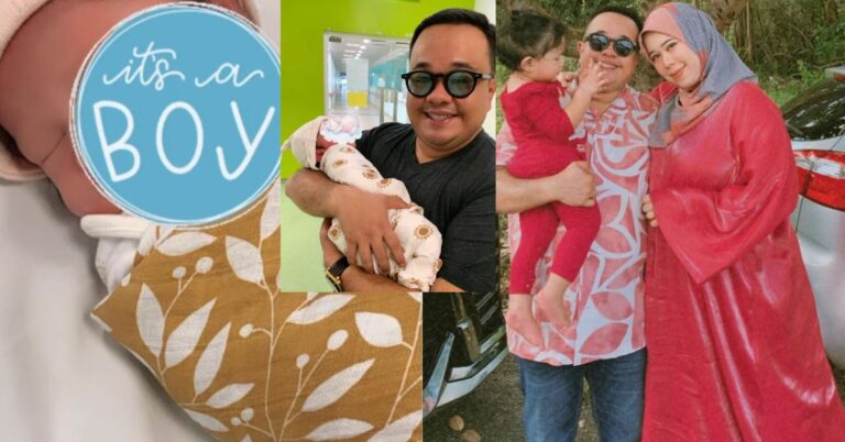 Zalif Sidek Dapat Anak Lelaki, Isteri Bersalin Anak Kedua, “Ya Allah Sepasang Dah…”
