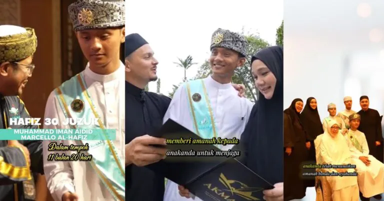 Anak Norzie Pak Wan Chek & Aidid Marcello Bergelar Hafiz Selepas 11 Bulan 20 hari