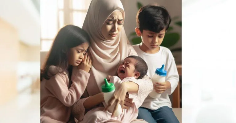 Isteri Tunggang Langgang Uruskan Anak-anak, Suami Rasa Terabai, Mula Cari Yang Lain