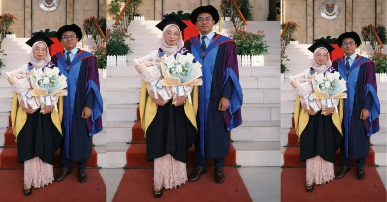 Gadis Peroleh Ijazah Sarjana Muda Kelas Pertama, Bapa Genggam PhD, Kongsi Kejayaan Di Pentas Konvokesyen