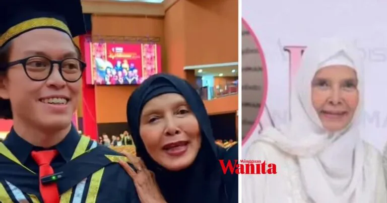 “I’m Very Proud Of Him”. Anak Primadona Filem Melayu, Noor Kumalasari Tamat Pengajian.
