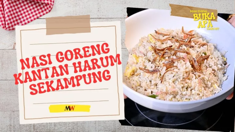 Elak Pembaziran, Nasi Lebihan Jangan Dibuang Bolehlah Masak Nasi Goreng Kantan Harum Sekampung