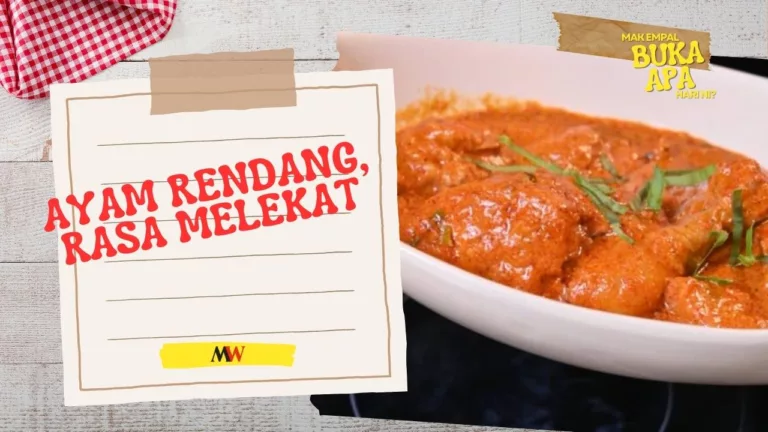 Wah Enaknya, Ayam Rendang Terangkat Rasa Melekat!  Bangkit Nostalgia Hari Raya
