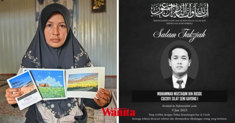 Nahas Pelajar UPSI: Tiga Lukisan Hasil Tangan Mustaqim Tersimpan Seribu Makna
