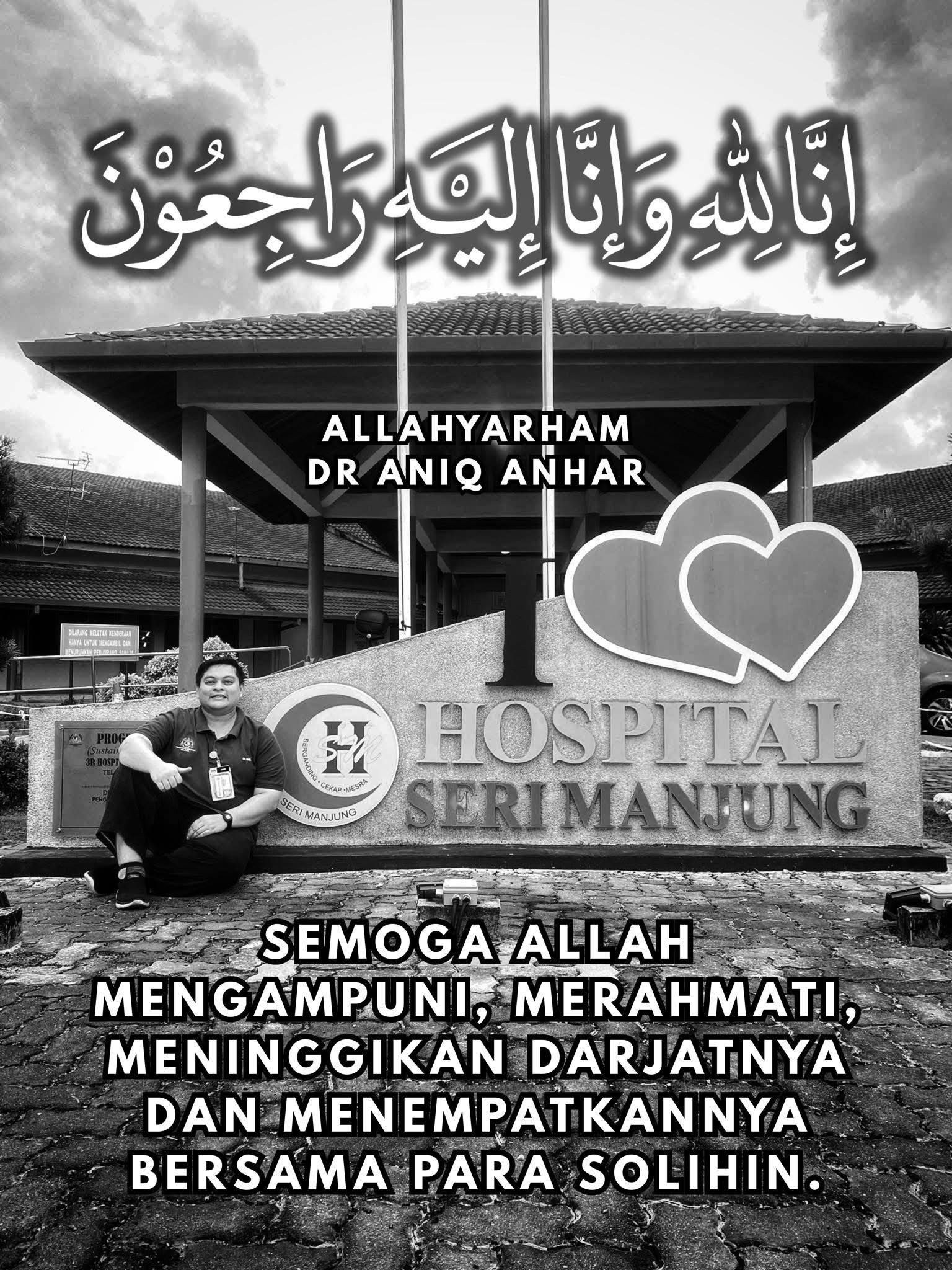 Doktor Rebah Ketika Bertugas, Sempat Ucap Sayang Pada Isteri Sebelum Dijemput Ilahi