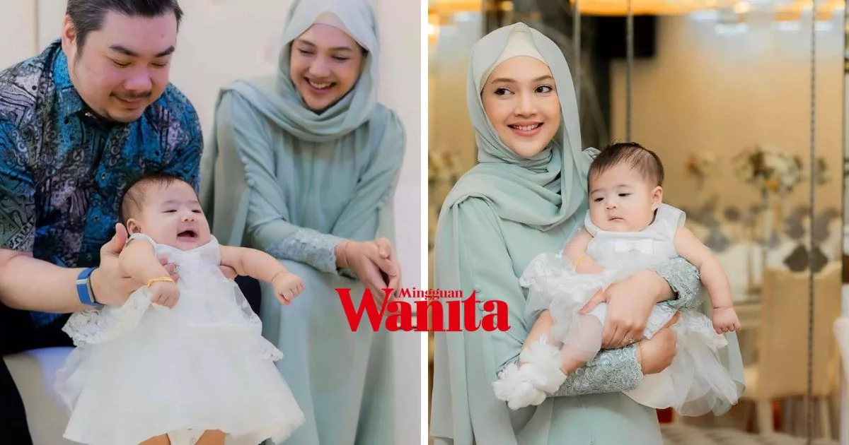 Atikah Suhaime Raikan Majlis Kesyukuran. Kecomelan Lyla Mulan Raih Pujian Ramai