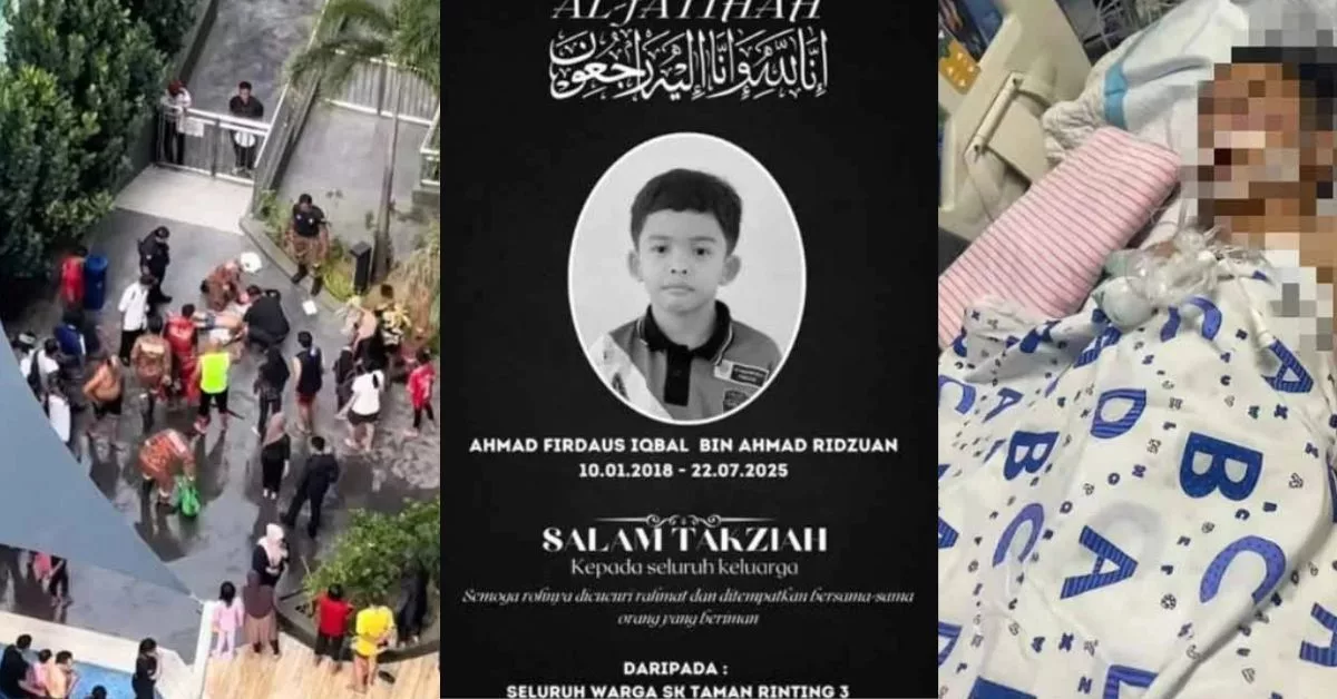 Kanak-kanak Lelaki Lemas Dalam Kolam Renang, Ahmad Firdaus Iqbal Akhirnya Pergi Jua