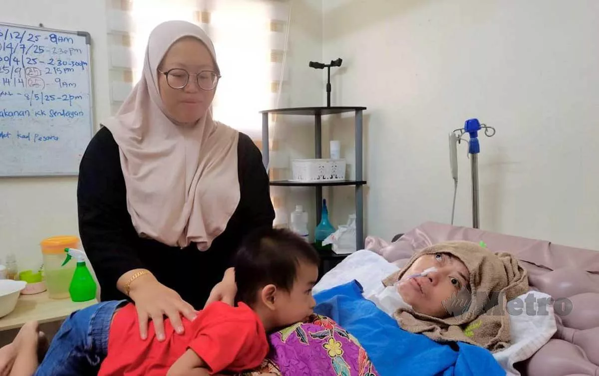 Sudah Empat Tahun Terlantar, Otak Jahidah Rosak Teruk Akibat Dibelasah Suami