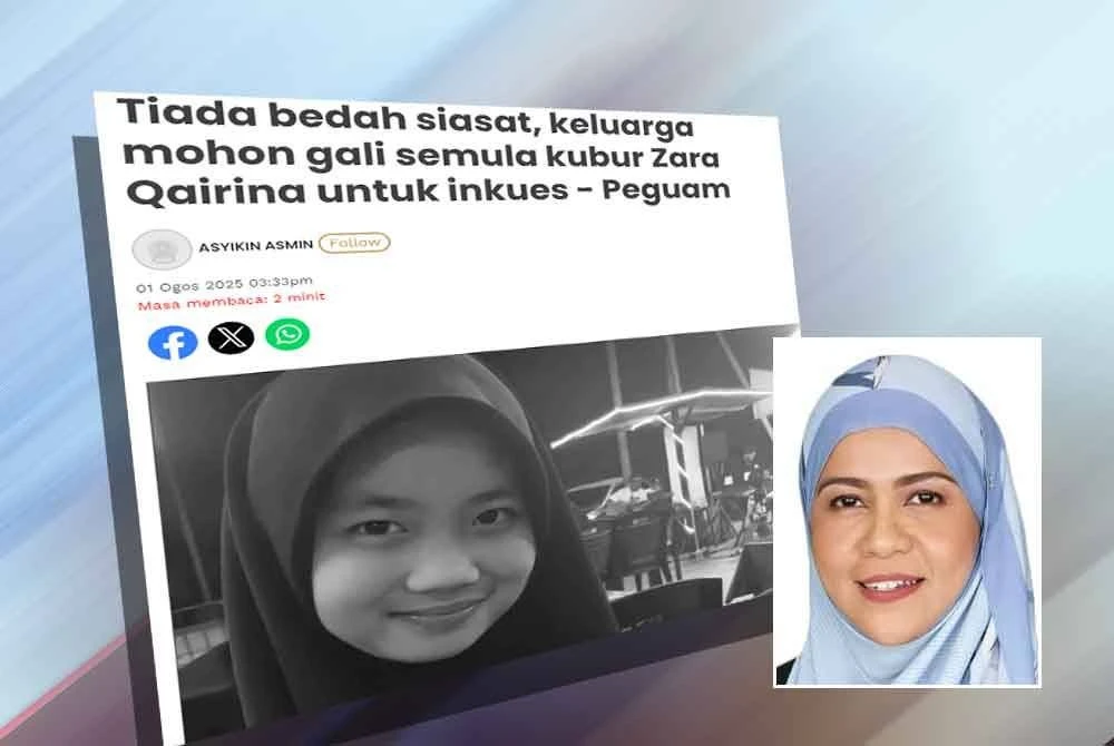 Gali Semula Kubur Zara Qairina Untuk Bedah Siasat, Mahkamah Ada Kuasa Arahkan Jika Perlu 5 Gali Semula Kubur Zara Qairina Untuk Bedah Siasat, Mahkamah Ada Kuasa Arahkan Jika Perlu