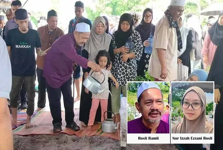 Suami Isteri Maut Ford Mustang Terbabas Selamat Dikebumikan, Sempat Belanja Kek Untuk Pekerja Kedai Emas