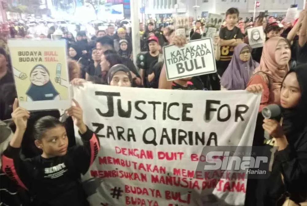 Laungan “Justice For Zara” Bergema Di Himpunan Solidariti Depan Sogo