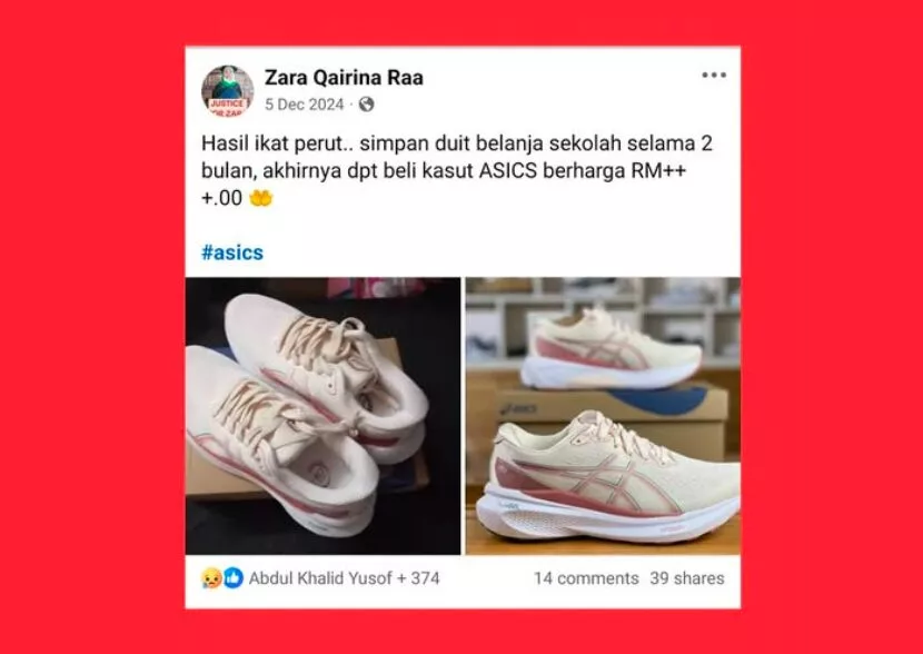 Zara Qairina Simpan Duit Dua Bulan Demi Beli Kasut Impian…Kini Tinggal Kenangan