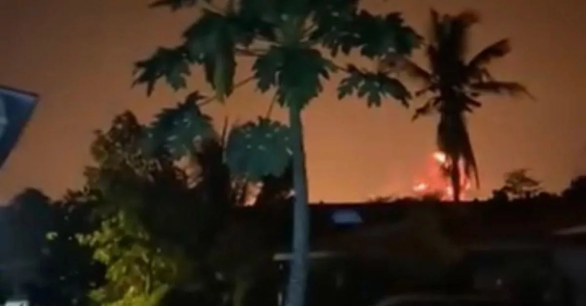 Letupan Kuat Kejutkan Penduduk Susulan Kemalangan Pesawat Pejuang TUDM Di Kuantan