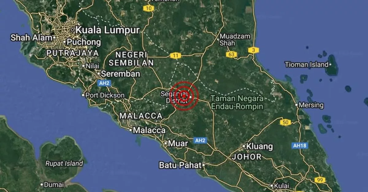 Gegaran Gempa Bumi Lemah Di Segamat, Kerajaan Johor Nasihat Elak Struktur Tidak Kukuh