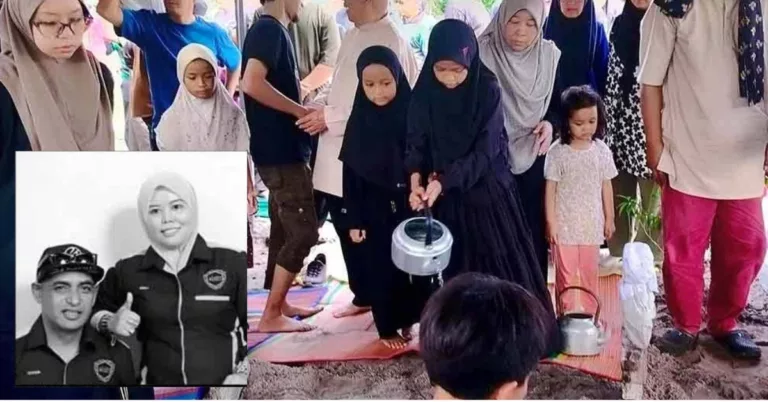 Suami Isteri Maut Ford Mustang Terbabas Selamat Dikebumikan, Sempat Belanja Kek Untuk Pekerja Kedai Emas