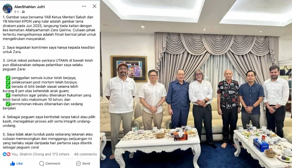 Foto Tular Di Media Sosial, Cubaan Fitnah Berniat Jahat, Peguam Ibu Zara Qairina Tak Akan Tunduk Sebarang Tekanan