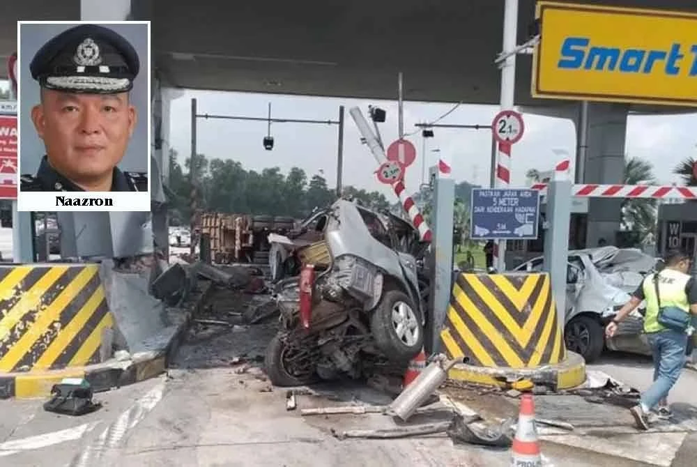 Lori Alami Masalah Brek, Bayi Lelaki Maut Dalam Kemalangan Empat Kenderaan