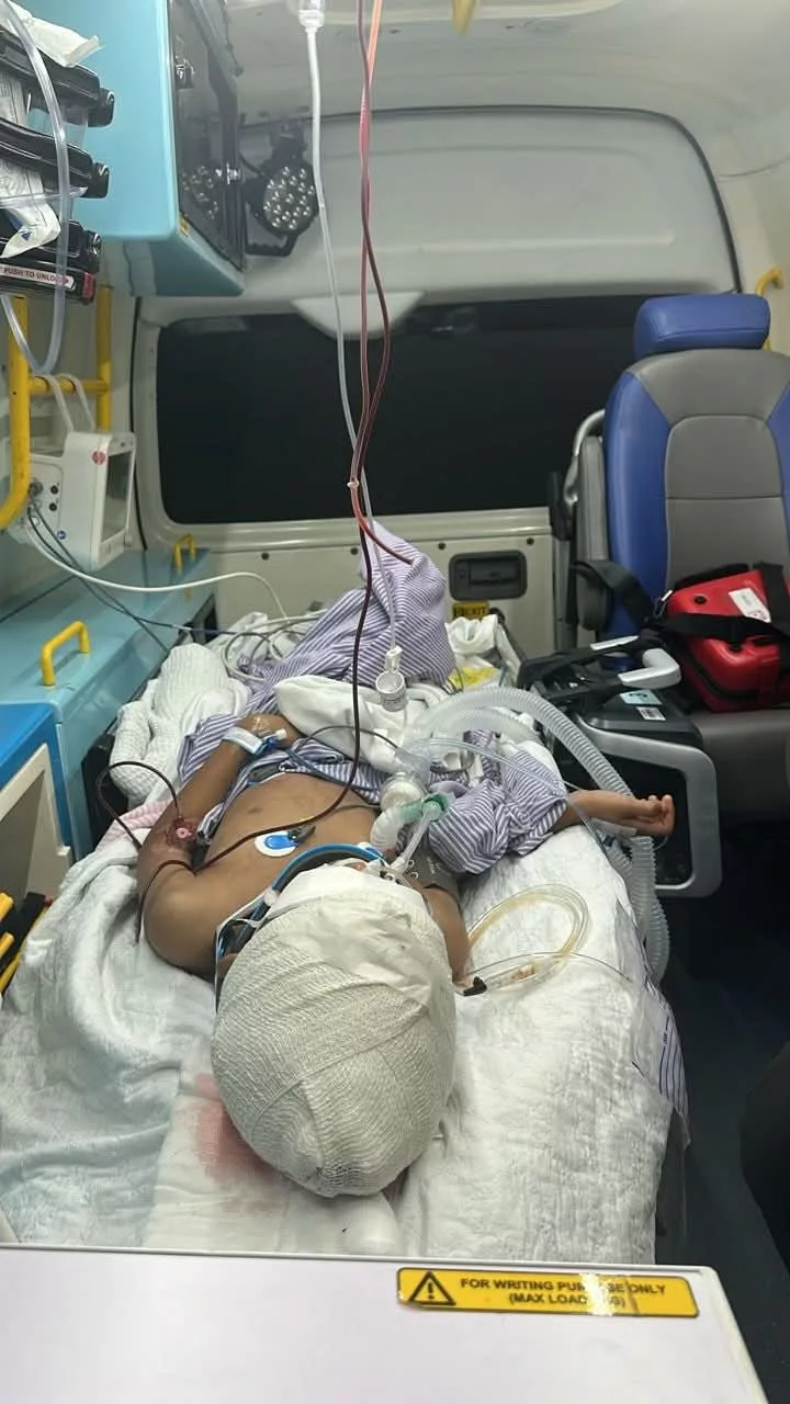 Jantung Kanak-kanak Dipukul Dengan Tukul Terhenti 14 Minit, Keluarga Rayu Doa Buat Ammar