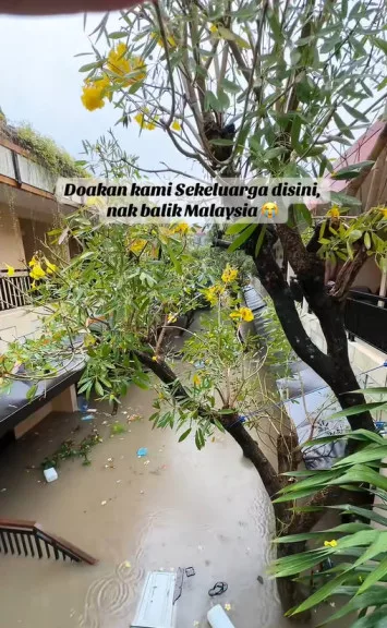 Ramai Pelancong Malaysia Terkandas Dalam Banjir Di Bali, Ada Yang Berbulan Madu, Bercuti Bersama Famili