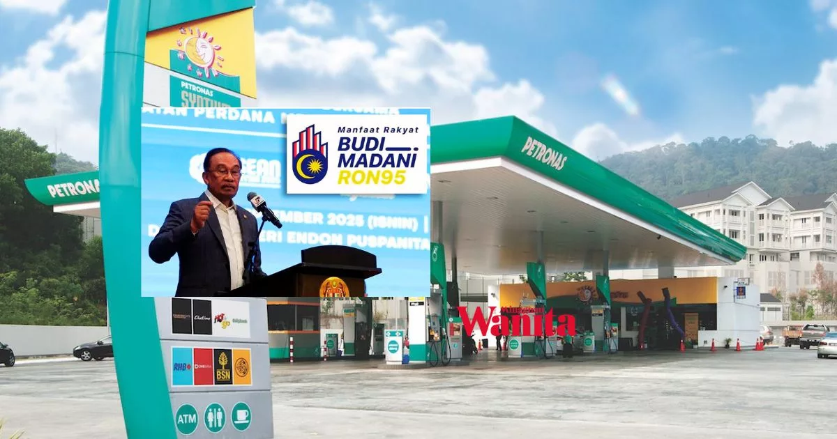 PM Umum Subsidi Petrol BUDI95 Terhad 300 Liter Sebulan, Harga RON95 RM1.99 Mulai 30 September Ini