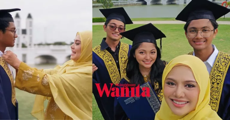 Raja Azura Tak Tahan Sebak Lihat Anak-Anak Sarung Jubah Graduasi, Hadiah Paling Mahal Sebagai Ibu Tunggal