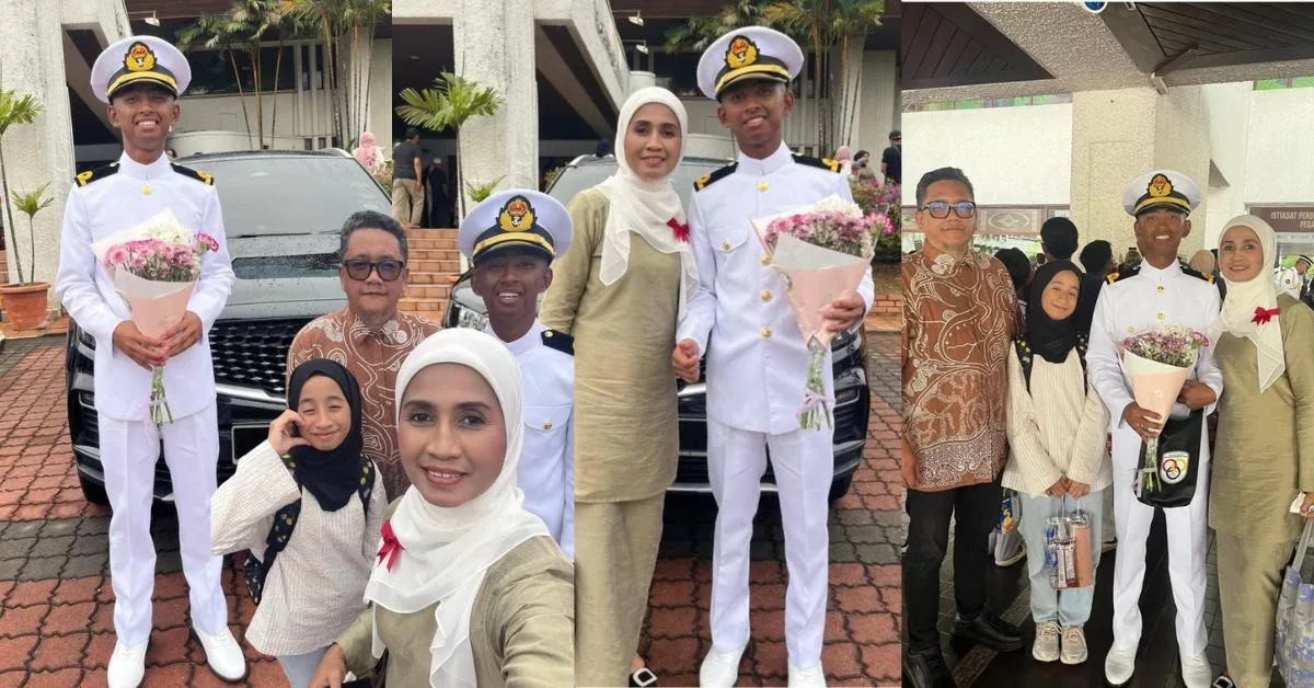 Azian Mazwan Sapuan Terharu, Anak Lelaki Bergelar Leftenan Muda Angkatan Tentera Malaysia