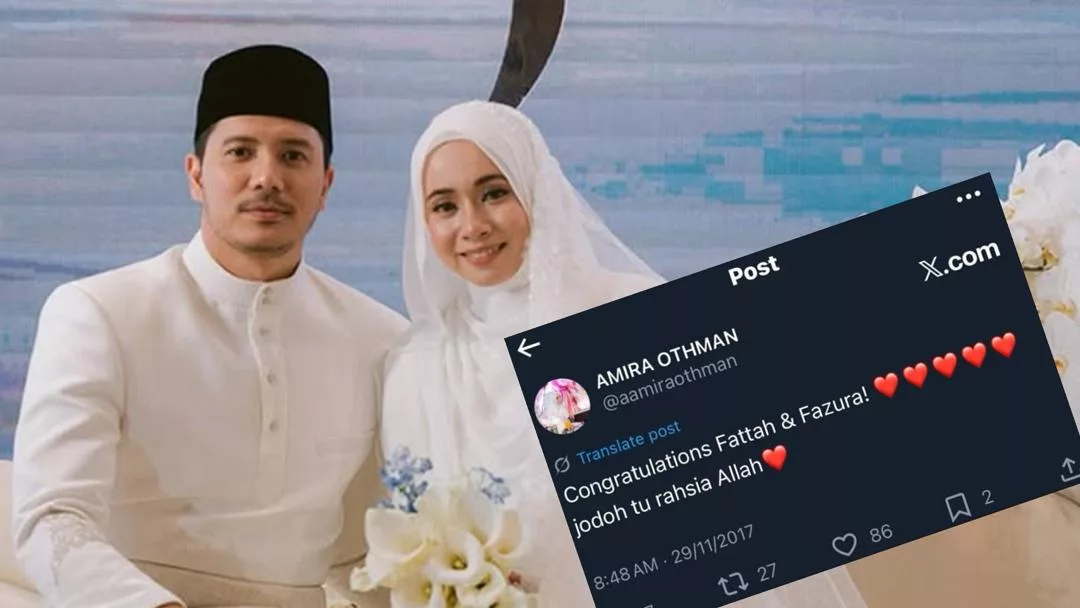 Ciapan Lama Amira Othman Kembali Tular, Ucap Tahniah Kepada Fattah Amin