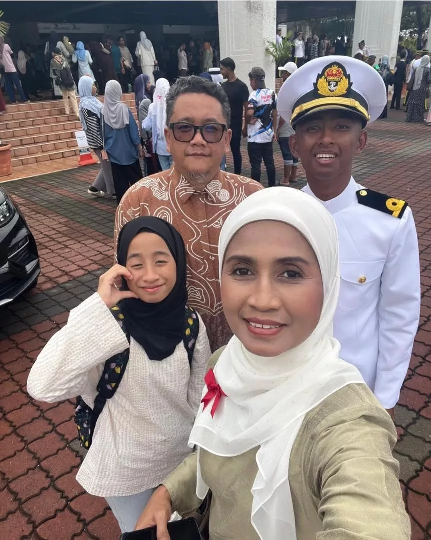 Azian Mazwan Sapuan Terharu, Anak Lelaki Bergelar Leftenan Muda Angkatan Tentera Malaysia