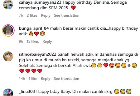 “Tak Pernah Putus Doa, Semoga Maria Danisha Hakim Berjaya Dunia Akhirat Dan Dapat Score Straight A’s Dalam Exam SPM Tahun Ni” Norman Hakim