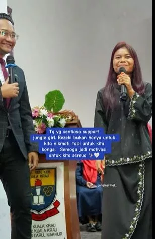 “Rezeki Bukan Hanya Untuk Dinikmati Tapi Untuk Kita Kongsi” Jungle Girl Sumbang RM100,000 & Taja Pelajar Pendidikan Khas Ke Abu Dhabi