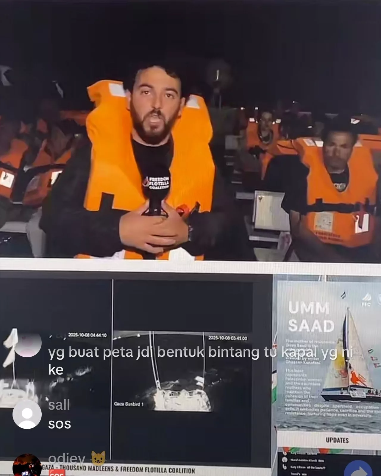 9 Kapal Misi Kemanusiaan FFC Ke G4za Telah Dipintas Zionis, 8 Wakil Malaysia Di Kapal Conscience Turut Terlibat 7 9 Kapal Misi Kemanusiaan FFC Ke G4za Telah Dipintas Zionis, 8 Wakil Malaysia Di Kapal Conscience Turut Terlibat