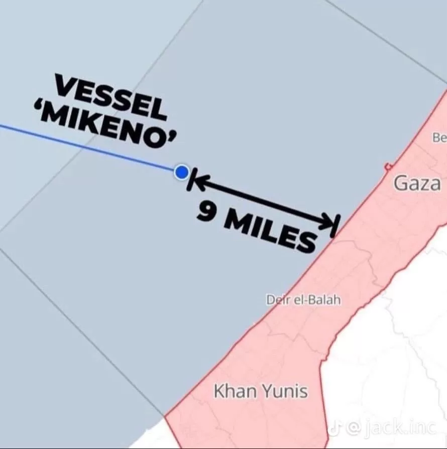 Dunia Kagumi Kapten Mehmed Kucuktikin, Kapal Mikeno Dinaiki Ardell Ditahan Hanya 9 Batu Nautika Dari G4za