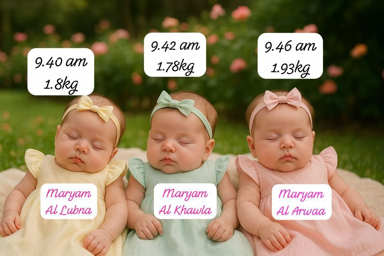 Mejar Mohd. Fikry & Isteri Mohon Doakan Tiga Puteri Kembar - "Doakan Kesihatan Anak-anak Triplet Kami Yang Masih Di NICU" 7 Mejar Mohd. Fikry & Isteri Mohon Doakan Tiga Puteri Kembar – “Doakan Kesihatan Anak-anak Triplet Kami Yang Masih Di NICU”