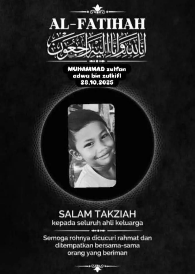 Tawa Petang Bertukar Tangis, Zulfan 4 Tahun Maut Dilanggar MPV Ketika Bermain Basikal 5 Tawa Petang Bertukar Tangis, Zulfan 4 Tahun Maut Dilanggar MPV Ketika Bermain Basikal
