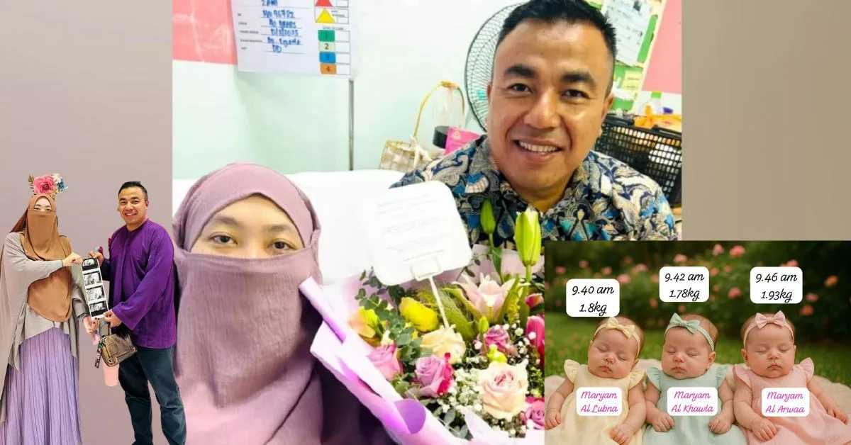 Bayi Kembar Tiga Pramatang: Mariam Al Kawla Dalam Keadaan Membimbangkan Di Hospital Melaka