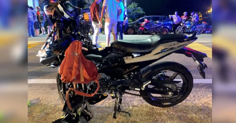 Ibu Muda Maut Kemalangan, Motosikal Bertembung SUV, Anak Lelaki & Adik Perempuan Parah