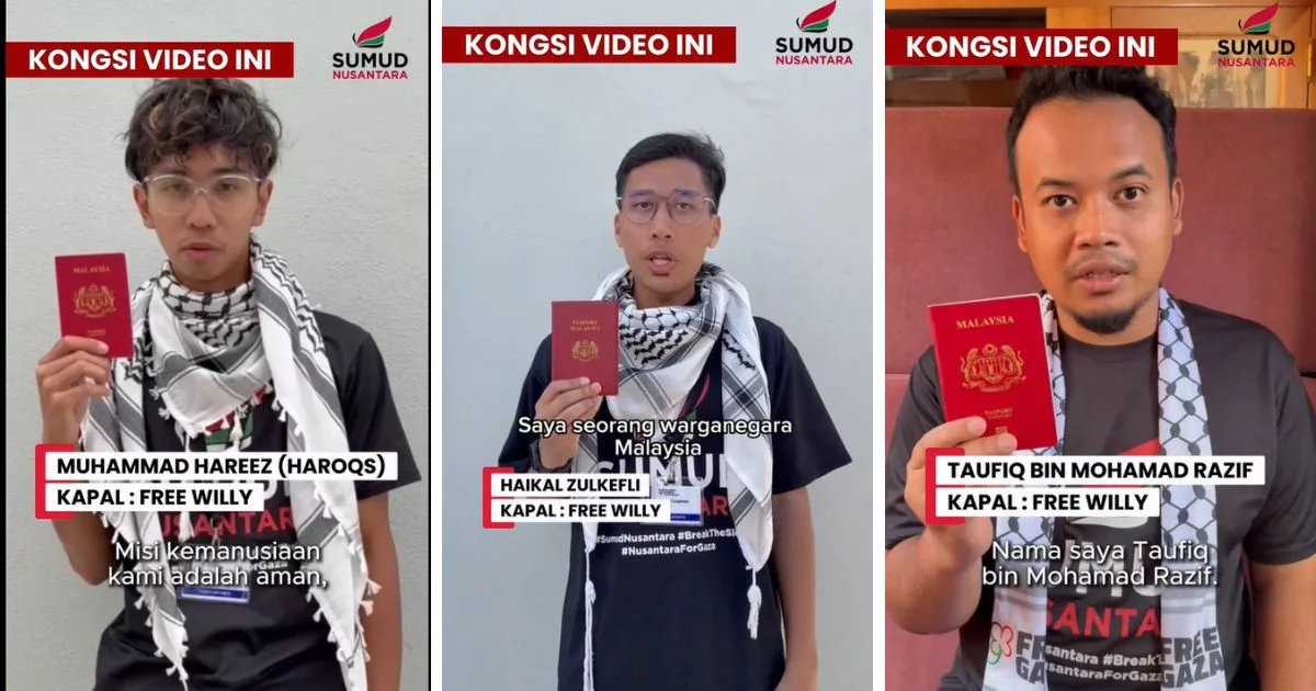 Kapal Dinaiki Ardell Tidak Dapat Dihubungi, Terkini 3 Lagi Aktivis Menaiki Kapal Free Willy Telah Ditahan