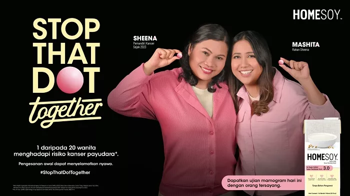 Stop That Dot Together: HOMESOY Menggalakkan Wanita Melakukan Pemeriksaan Payudara Bersama Orang Tersayang Dan Membina Kehidupan Yang Sihat
