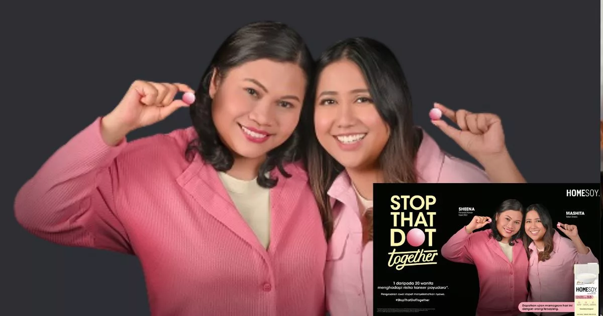 Stop That Dot Together: HOMESOY Menggalakkan Wanita Melakukan Pemeriksaan Payudara Bersama Orang Tersayang Dan Membina Kehidupan Yang Sihat