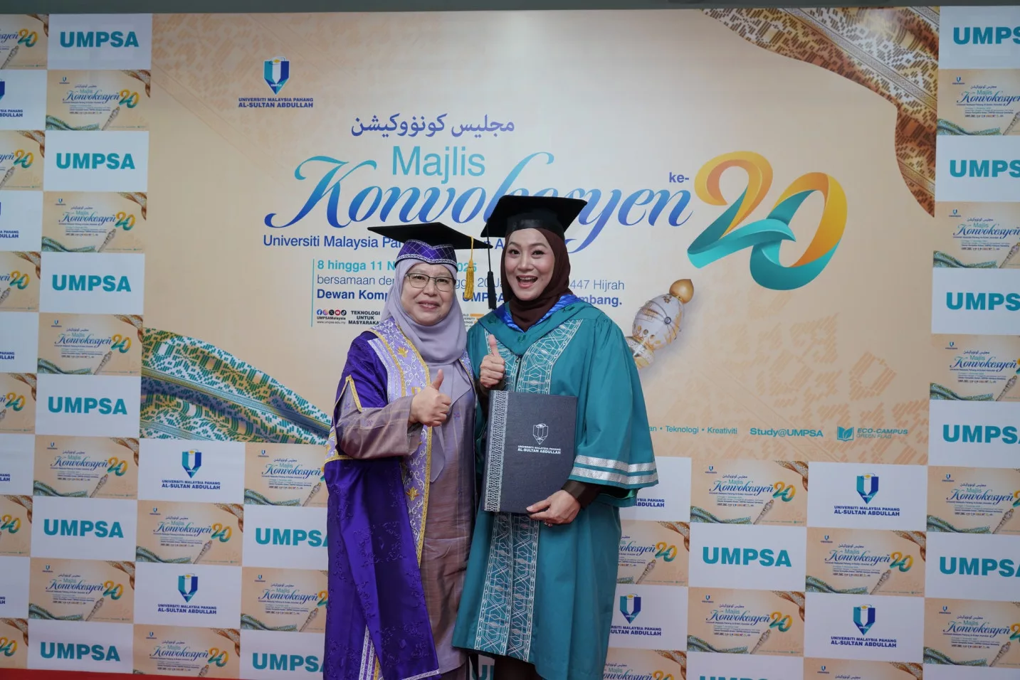 Yana Samsudin Dalam Pantang Naik Pentas Konvokesyen UMPSA, Tak Nak Lepas Peluang Rai Detik Bermakna 7 Yana Samsudin Dalam Pantang Naik Pentas Konvokesyen UMPSA, Tak Nak Lepas Peluang Rai Detik Bermakna