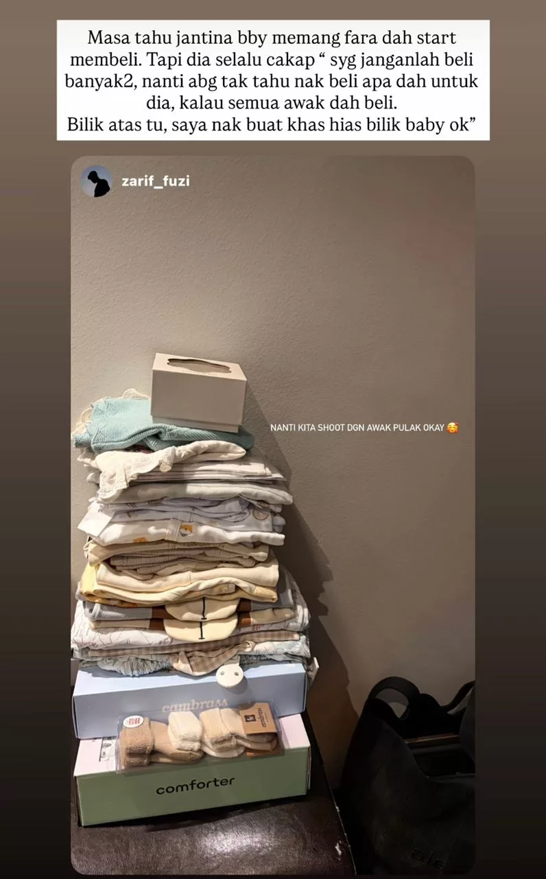 Sebaknya, Farah Fakhira Luah Rasa “Terlalu Banyak Awak Record Dalam Handphone. Seolah Dah Siapkan Semuanya Sebelum Nak Pergi’ 15 Sebaknya, Farah Fakhira Luah Rasa “Terlalu Banyak Awak Record Dalam Handphone. Seolah Dah Siapkan Semuanya Sebelum Nak Pergi’