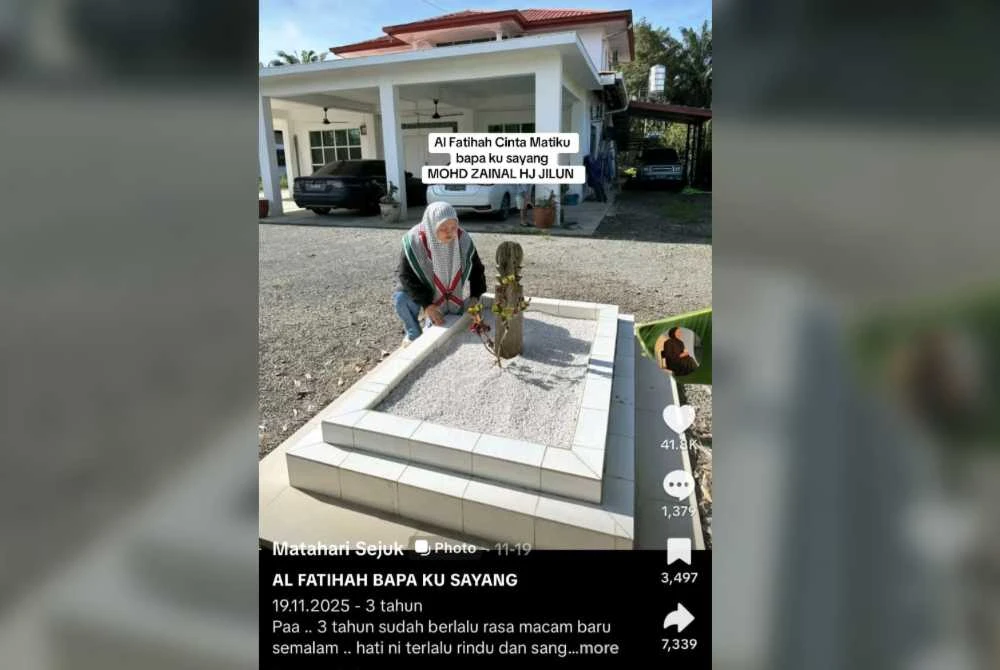 Keluar Rumah Terus Nampak Kubur, Keluarga Hormat Wasiat Bapa