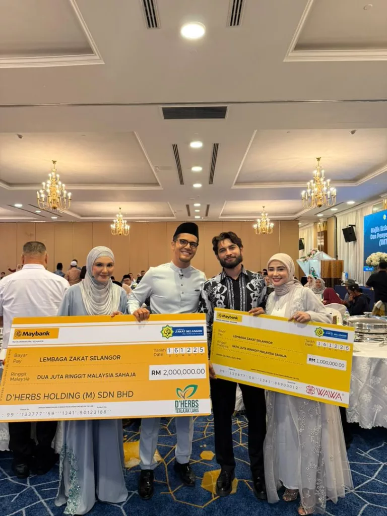 Wawa, Aeril sumbang zakat RM1 juta tiga tahun berturut-turut
