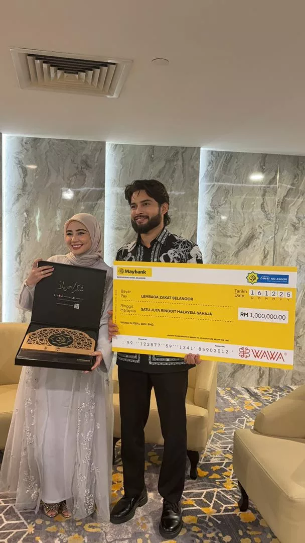 Wawa, Aeril sumbang zakat RM1 juta tiga tahun berturut-turut
